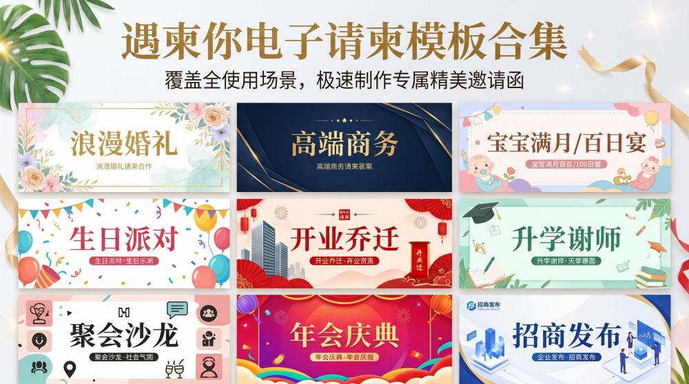 拒绝无效内耗！家长会电子请帖：模板+内容+制作+分享，小白也能5分钟搞定